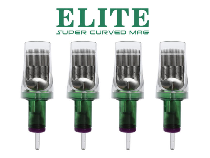ELITE INFINI Super Curved Magnum Needle Cartridges - Long Taper 0.35mm