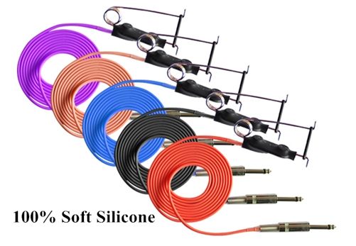 High Tension Silicone Clipcord, 100% Soft Silicone ,5 Colors