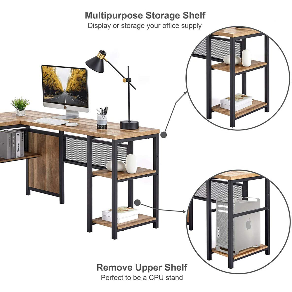 Nu-Deco L Shaped Office Desk MH23001