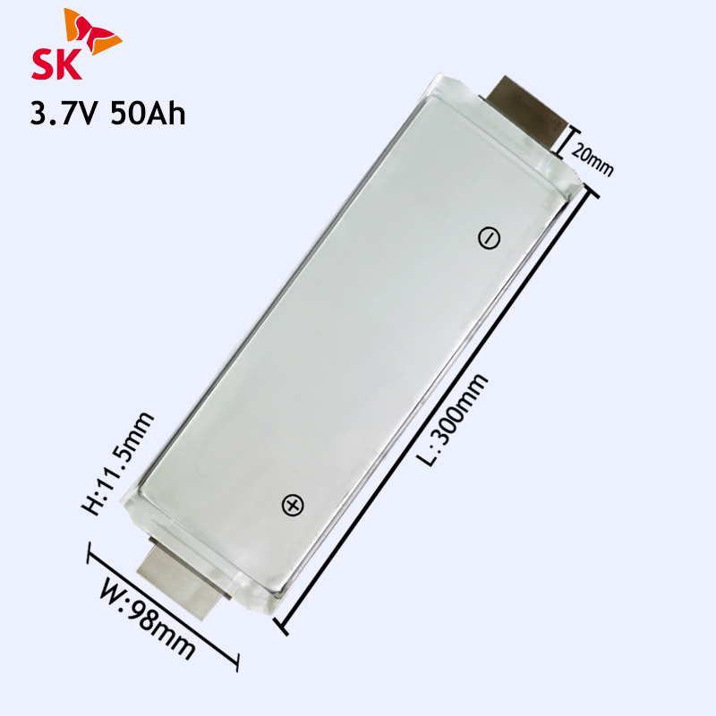 SK new 3.7V 50ah NMC pouch cell Lithium Ion Ebike E-vehicle E-bike Deep Cycle Golf Cart Car E Bike Electric Bicycle Battery