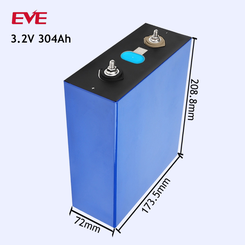 Hot Sale EVE 304Ah Lifepo4 Cells 3 2V Lifepo4 Prismatic Cell For