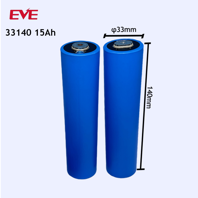 EVE 3.2V 15Ah C33 IFR33140 lithium iron phosphate battery 33140 lifepo4 for scooters, E-bike, etc