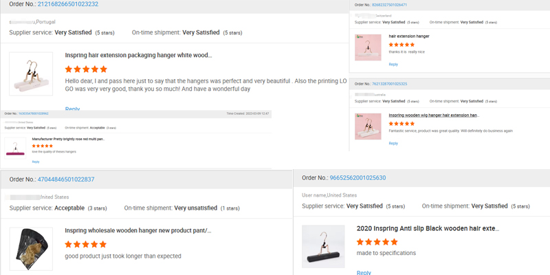 wood hair extensions hanger