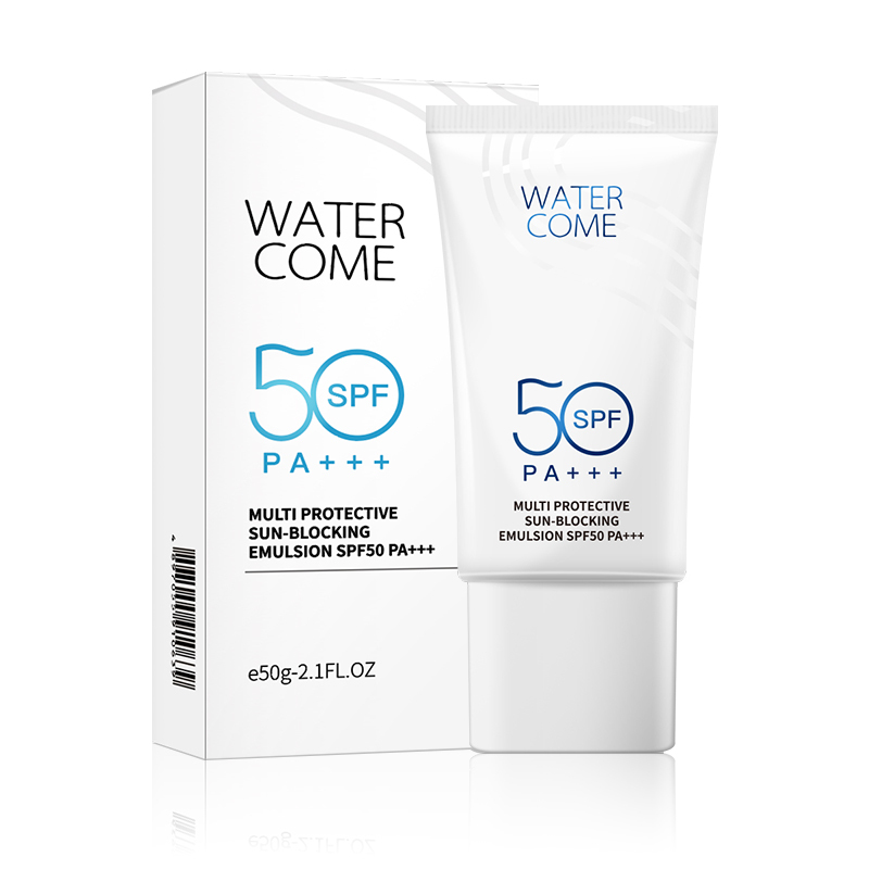 WATERCOME Facial Sunscreen Spf 50 pa Skin Whitening Sun Protection Lotion Custom Logo Sunblock Moisturizing Sunscreen