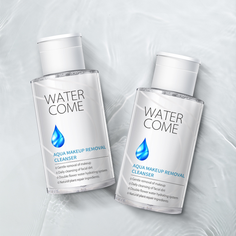 WATERCOME Certified cruelty-free fluid makeup remover Private Label Liquid Gentle Cleansing Face Make Up Remover