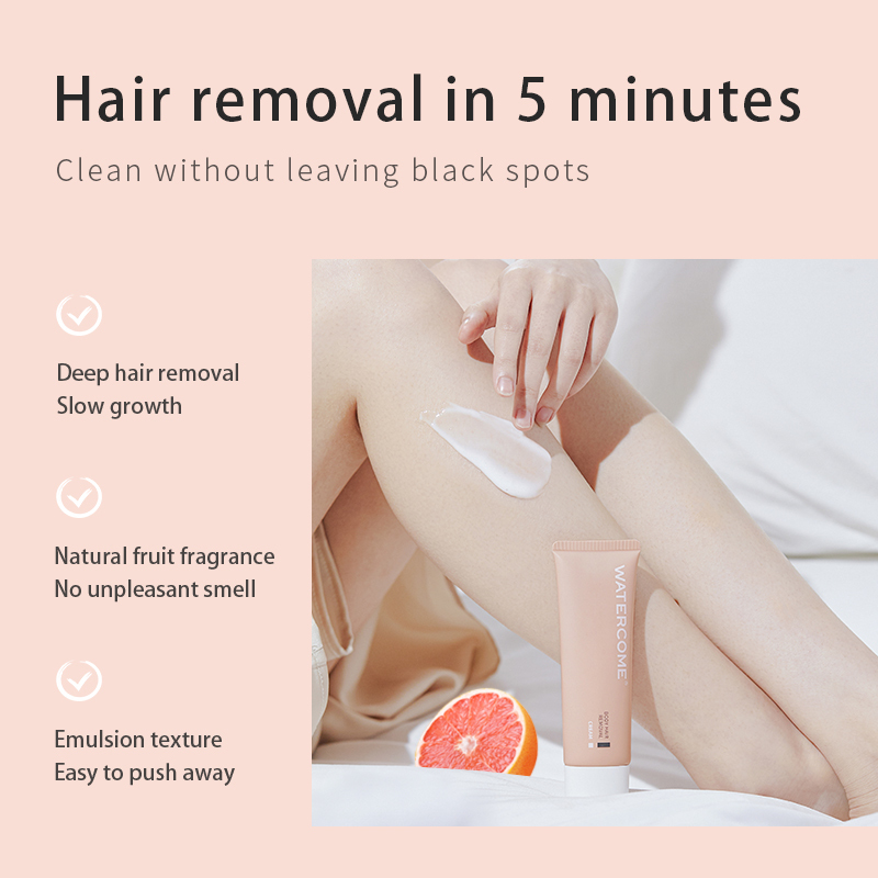 5 Mins Efficiency Private Label Natural Organic Herbal Full Body Painless Depilatory Men Women Permanent Hair Removal Cream