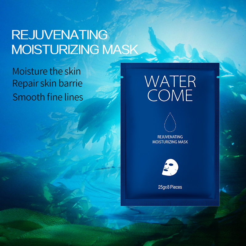 WATERCOME Rejuvenating Moisturizing Mask 25gx8Pcs Moisturizing Whitening Anti Wrinkle Face Sheet Mask