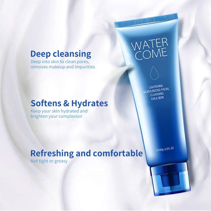 WATERCOME Lightening Moisturizing Facial Cleansing Emulsion Gentle Deep Cleansing 100g