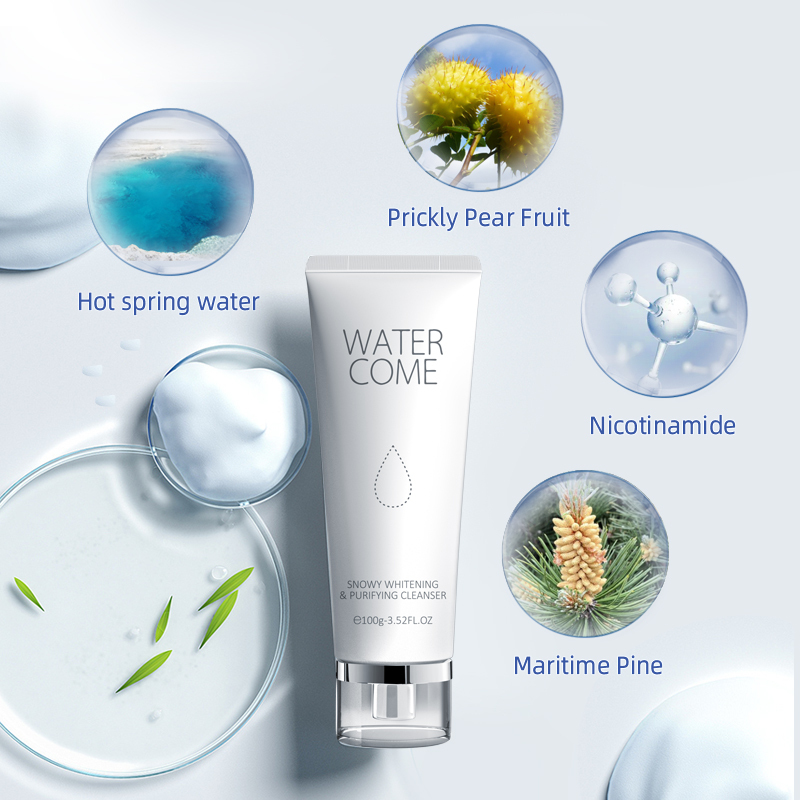 WATERCOME Snowy Whitening Purifyinf Cleanser Brighting and Deep Cleansing 100G