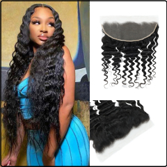 Luke Hair 13x4 Transparent Lace Loose Deep Frontal