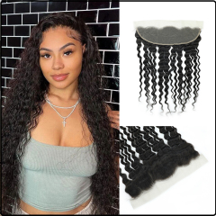 Luke Hair 13x4 Medium Lace Deep Wave Frontal