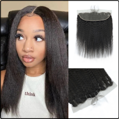 Luke Hair 13x4 Medium Lace Kinky Straight Frontal