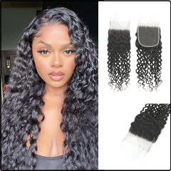 Luke Hair 6x6 Transparent Water Wave Closure