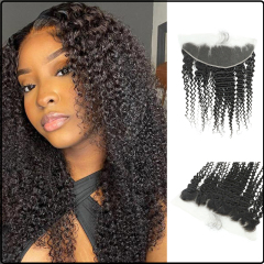 Luke Hair 13x4 Transparent Lace Kinky Curly Frontal