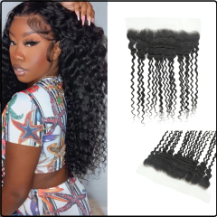 Luke Hair 13x4 Transparent Lace Deep Wave Frontal