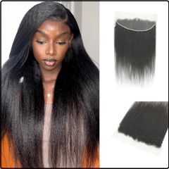 Luke Hair 13x4 Transparent Lace Kinky Straight Frontal