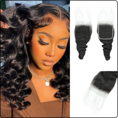 Luke Hair Lace 4x4 HD Lace Loose Wave Closure