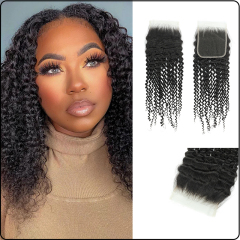 Luke Hair Lace 4x4 HD Lace Kinky Curly Closure