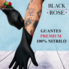 Guantes Premium Nitrilo 10 Cajas Black Rose
