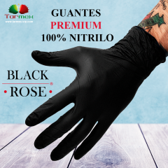 Guantes Premium Nitrilo 10 Cajas Black Rose