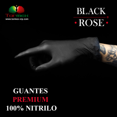 Guantes Premium Nitrilo 10 Cajas Black Rose