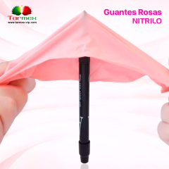 Guantes Premium Rosa, 20 piezas