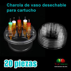 Charola de Vaso Desechable para Cartucho