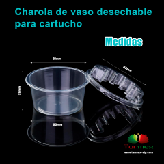 Charola de Vaso Desechable para Cartucho