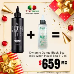 Kit de DYNAMIC Ganga Black 8 oz + Witch Hazel Zita 110 ml