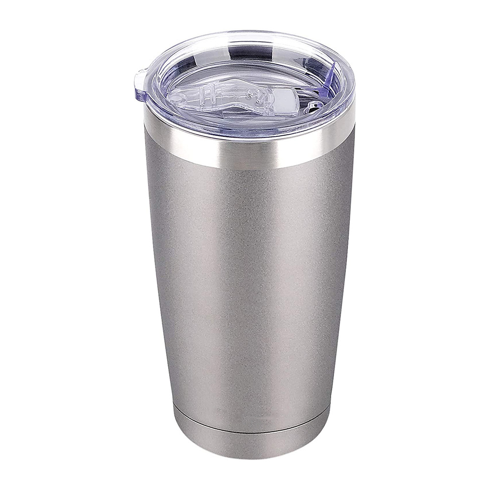 20oz Powder Coated Vacuum Insulated Stainless Steel Coffee Travel Mug