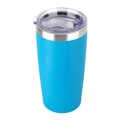 20oz Powder Coated Vacuum Insulated Stainless Steel Coffee Travel Mug