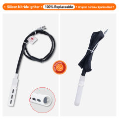 HEATFOUDNER 12 V Silicon Nitride Hot Rod Igniter for Pitboss Traeger Camp Chef 100% Replacement Ignition Part Replacement of Metal Ignition Durable Ignitor for Pellet Grills Heating Element Hot Rod