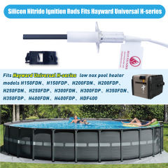 Pool Heater Replacement Kit Silicon Nitride Ignition Rod, Replacement Igniter for Pool Heater Compatible with Hayward H-Series Model H150FDN H150FDP H200FDN