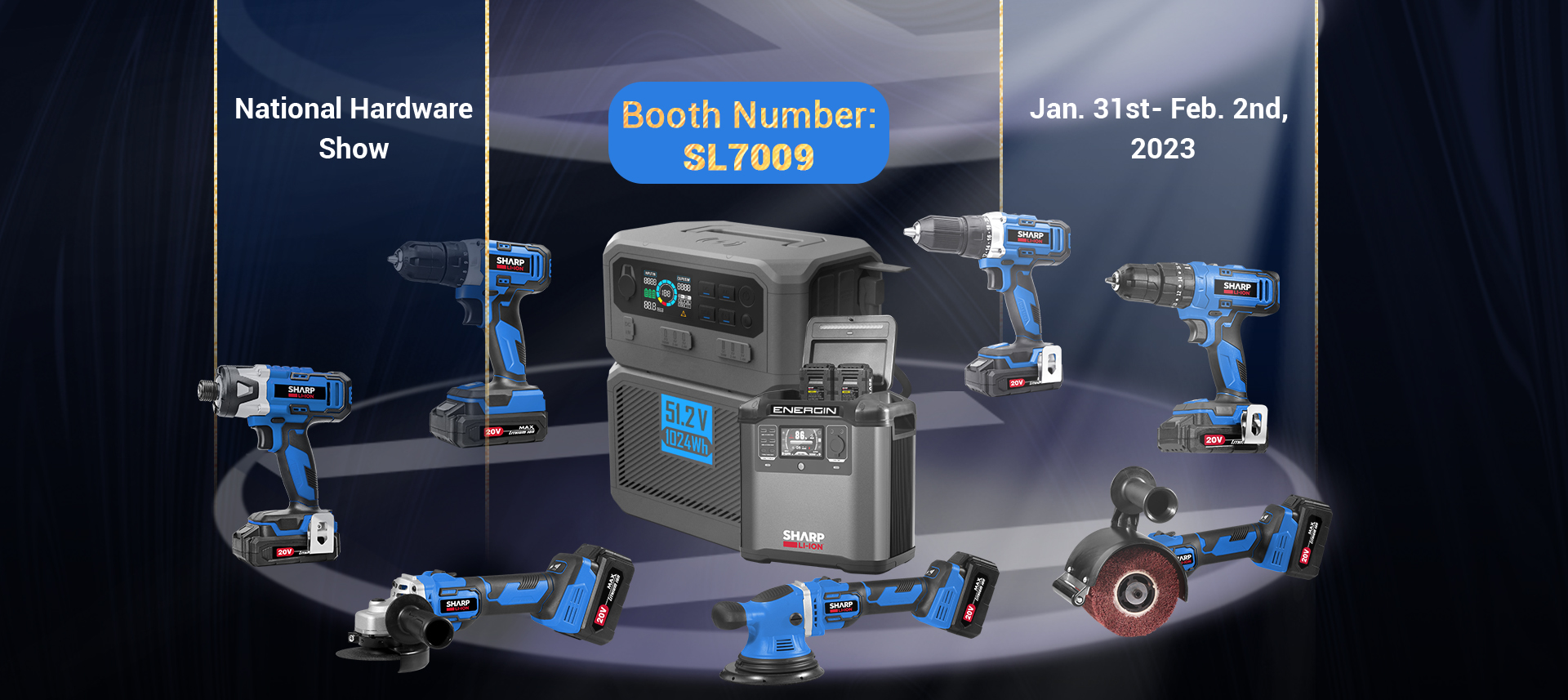 Welcome to our booth in the US National Hardware Show 2023