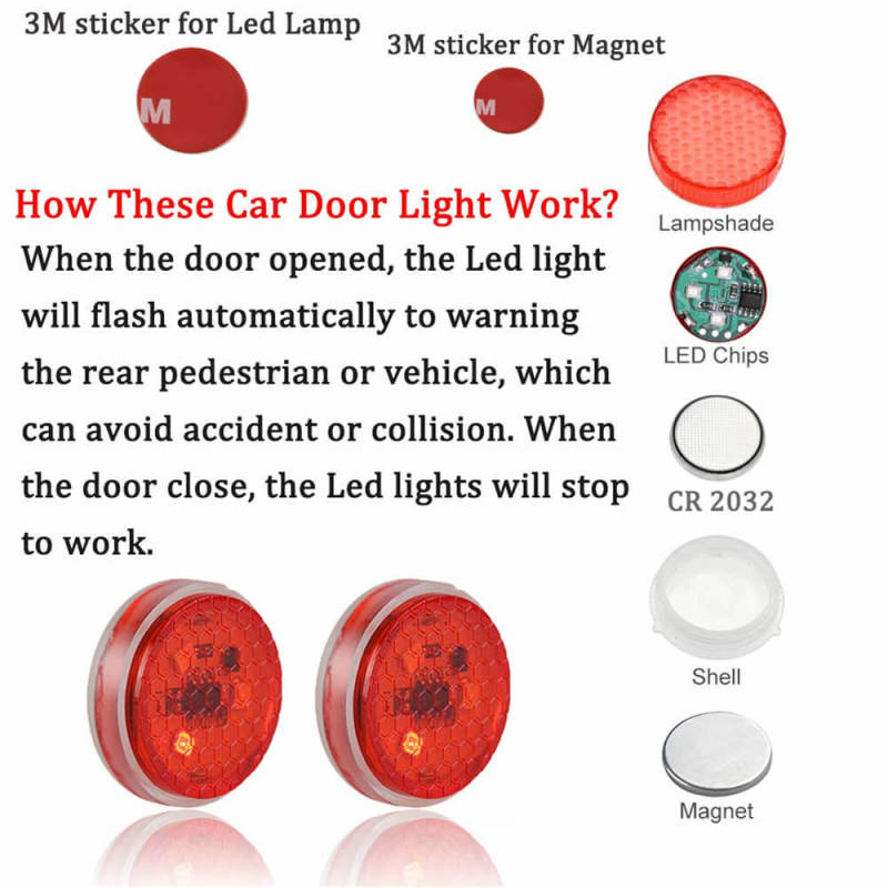 Car Door Warning Lights LED