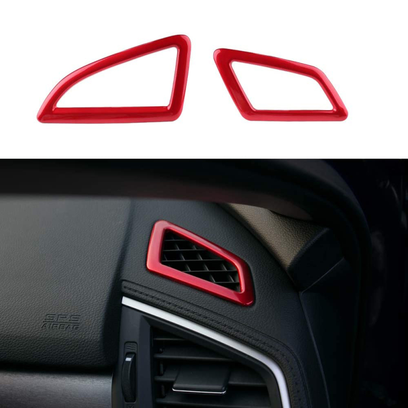 Car Front Air Conditioner Vent Outlet Trim for 10th Gen Civic