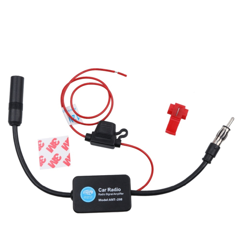 Universal Car Antenna Booster for AM and FM