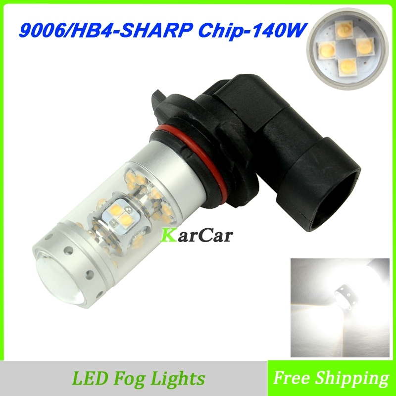 Car DRL 1157 7443 9006 H7 H8 LED Fog Light