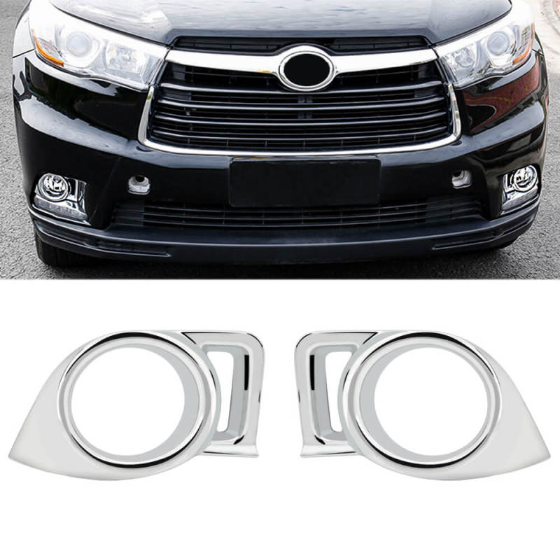 Highlander 2014 2015 2016 2017 2018 2019 Front Fog Light Trim