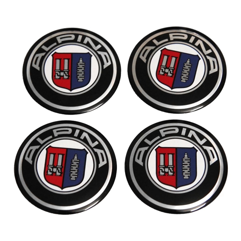 56mm Wheel Center Hub Caps For Alpina Sticker For BMW 1 2 Series X3 X5 X7 Z3 E30 E34 E39 E60 E87 F10 F20 120I 318I