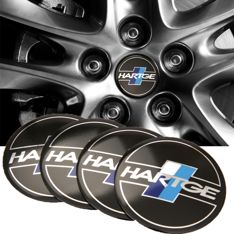 56mm Hartge Sticker Wheel Center Hub Caps For BMW X5 X6 Z4 E60 E90 E53 E49 E46 E39 F30 M4 M5 Range Rover Mini Cooper Car Styling