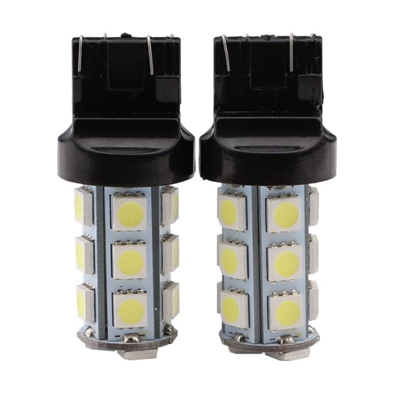 2x 7443 7444NA Wedge Base LED Replacement Bulb RV SUV MPV Car Turn Tail Signal Brake Light Backup Lamps Bulbs