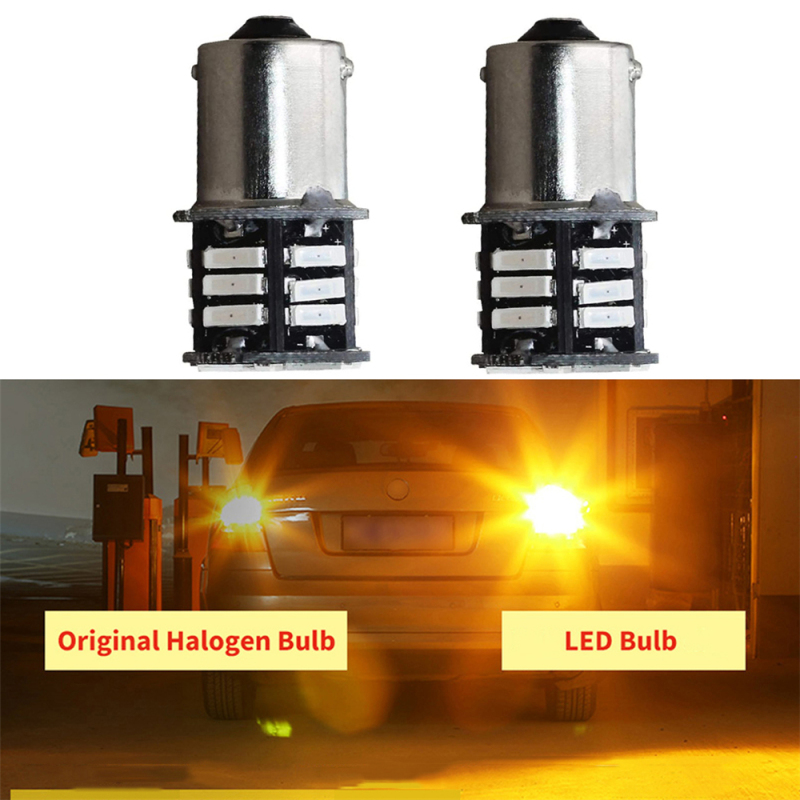 2x BA15S 1156 LED 1157 BAY15D Bulbs 2W for Car Lights Replacement Back Up Reverse Tail RV Light