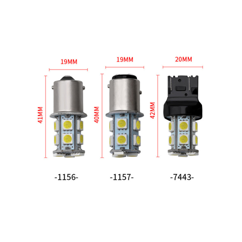10x Car 1156 BA15S 1157 BAY15D T20 7443 LED for Turn Signal Backup Reverse Light bulbs