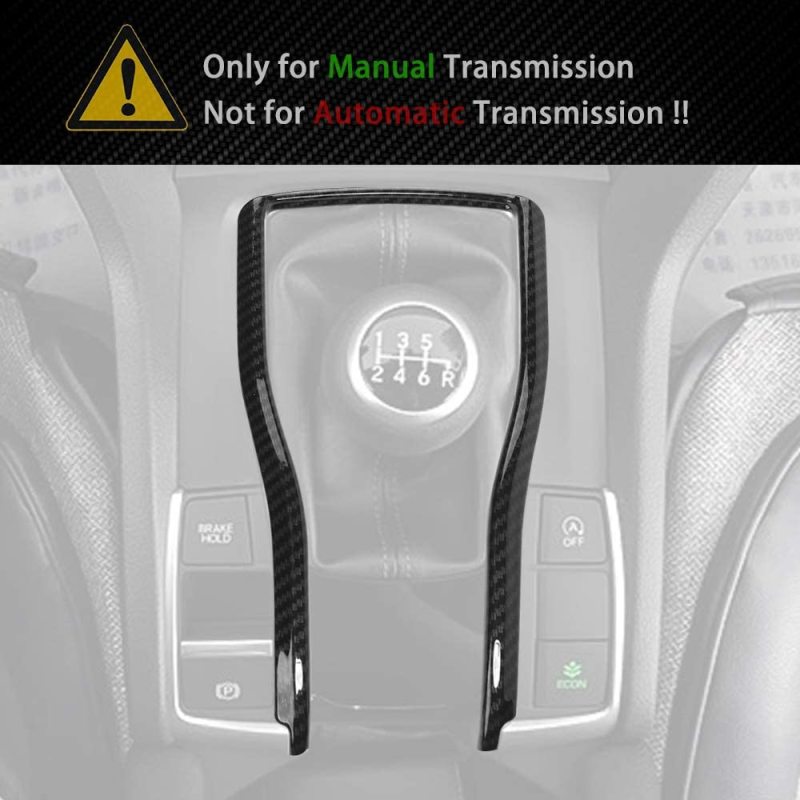 Honda Civic 2016 2017 2018 2019 2020 Manual Transmission Texture Gear Box Panel Trim