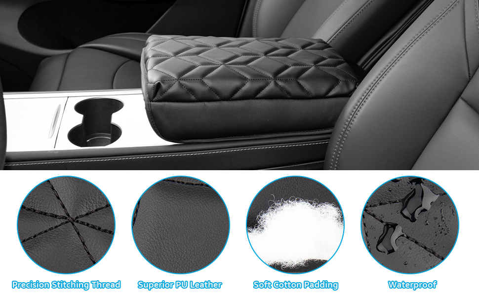 tesla model y armrest cushion 2022