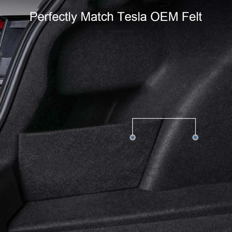 Rear Trunk Organizer Side Divider Interior Accessories for Tesla Model 3 2016-2022
