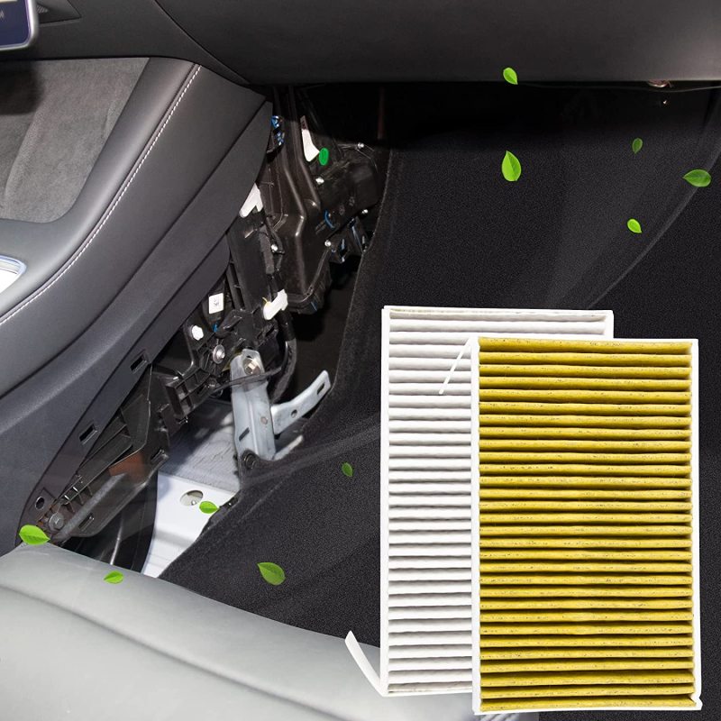 Tesla Model Y Model 3 Activated Carbon Cabin Air Filter 2Pcs