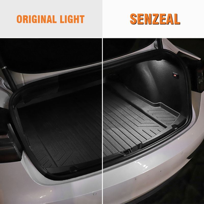 SENZEAL LED Interior Lighting fit for Tesla Model 3/ Y/S/X Ultra-bright Replacement Bulbs used for Glove Box Foot-Well Door Puddle Frunk Trunk Luggage Lights