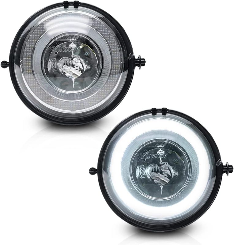 Mini DRL Daytime Running Light Halo Ring LED Fog Lamp Kit For Mini Cooper R55 R56 R58 R60 Countryman R61 Paceman Super Bright Led Driving Lamps